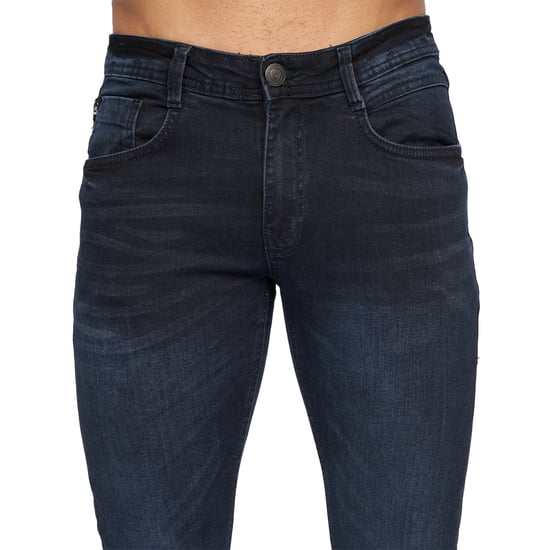 Duck and Cover Heren Maylead Slim Jeans (Blauw Zwart) - Image 3