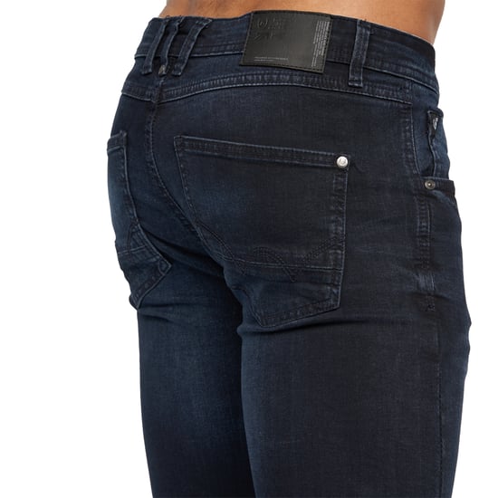 Duck and Cover Heren Maylead Slim Jeans (Blauw Zwart) - Image 5