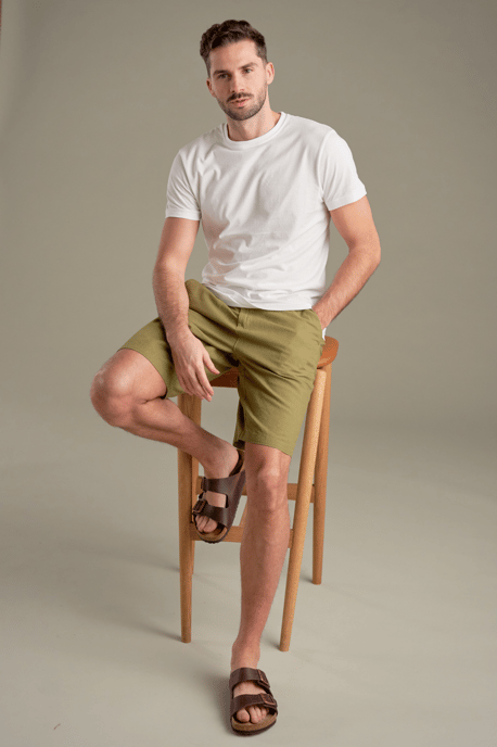 Linnen shorts - Kiwi - Image 2