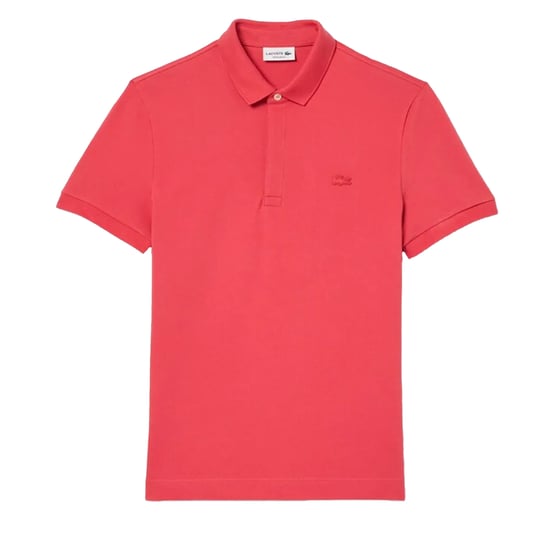 Lacoste Heren Paris Pique Regular Poloshirt (Rood) - Image 1