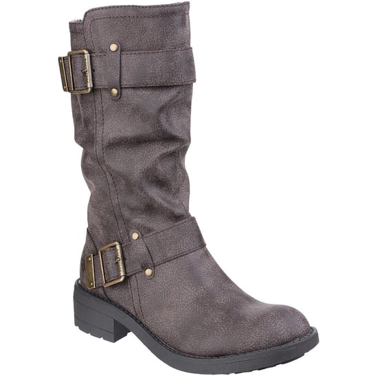 Rocket Dog Dames/dames Trumble Faux Leather Biker Laarzen (Bruin) - Image 2