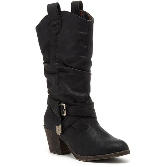 Rocket Dog Vrouwen/dames Sidestep Mid-Calf Western Boot (Zwart) - Image 4