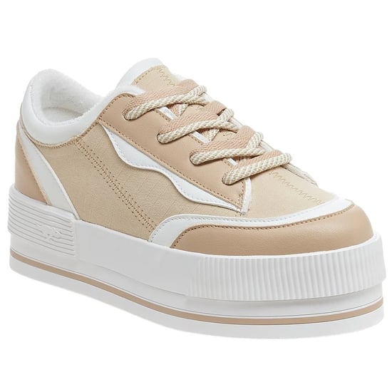 Rocket Dog Dames/Dames Wink Platform Trainers (Kameel) - Image 4