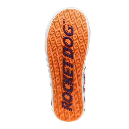 Rocket Dog Dames/Dames Jazzin Spangle Trainers (Rood, Wit, Marine) - Image 3