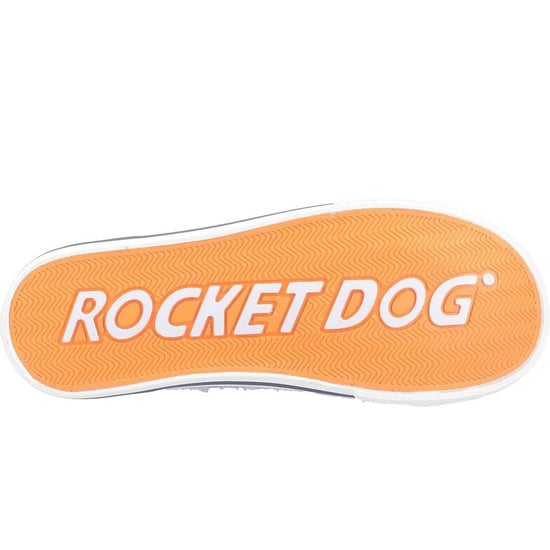 Rocket Dog Dames/Dames Jazzin Schoenen (Marine / Wit) - Image 3