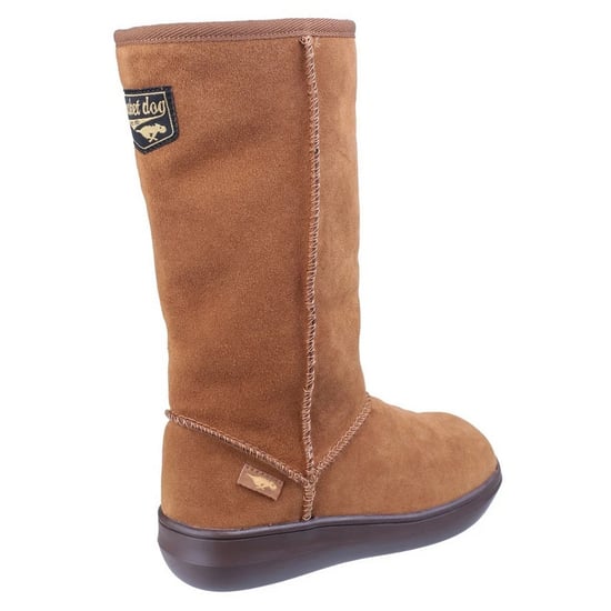 Rocket Dog Dames/Dames Sugardaddy Suede Pull-On Laarzen (Kastanje) - Image 2