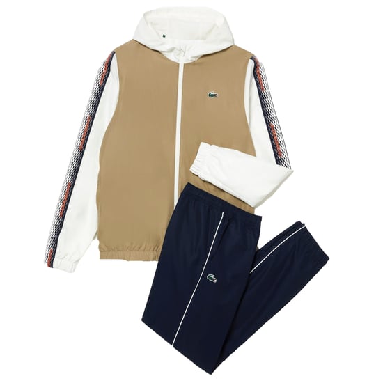 Lacoste Tennis Heren Normaal Trainingspak (Beige) - Image 1
