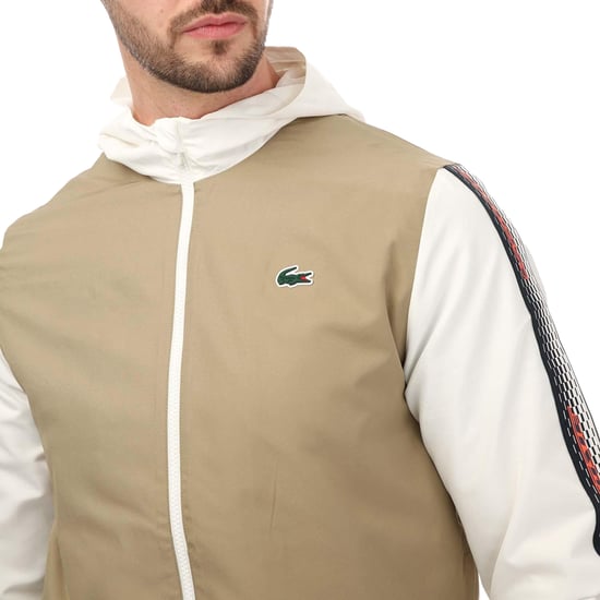 Lacoste Tennis Heren Normaal Trainingspak (Beige) - Image 2
