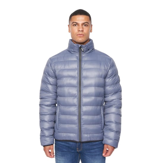 Duck and Cover Heren Shemmy 2-laags gewatteerd jack (Denim Blauw) - Image 1