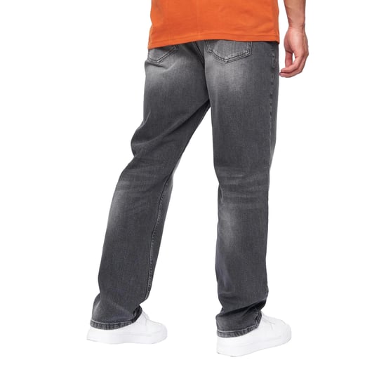 Duck and Cover Heren Rushawn Relaxed Fit Jeans (Zwart) - Image 2