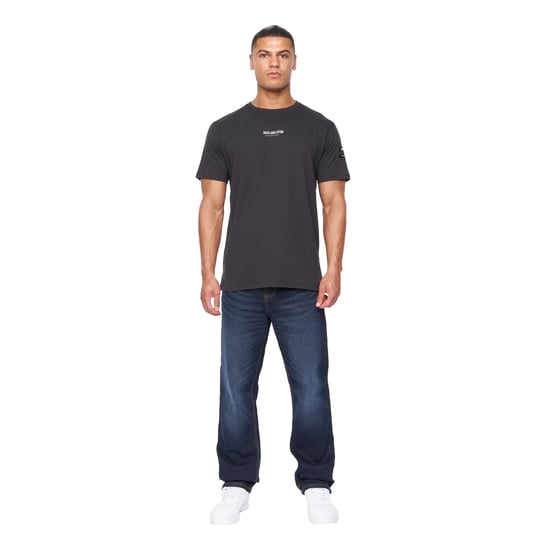 Duck and Cover Heren Rushawn Relaxed Fit Jeans (Donkere wasbeurt) - Image 3