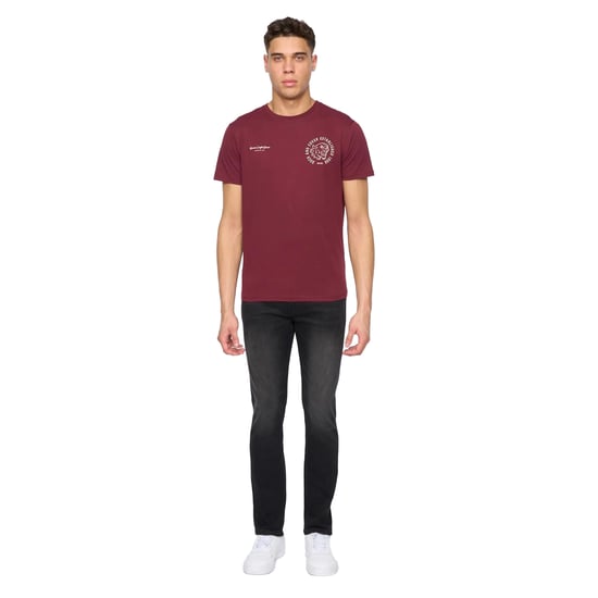 Duck and Cover Heren Overburg Tapered Jeans (Zwart) - Image 3