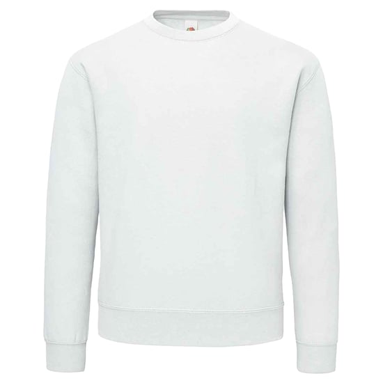 Fruit of the Loom Heren Supercotton Effen Sweatshirt (Wit) - Image 1