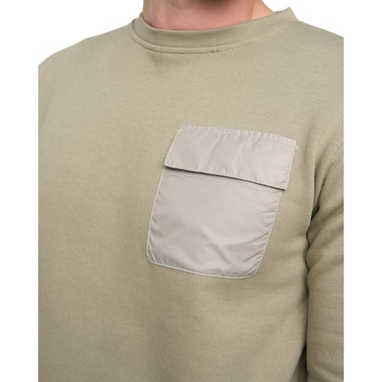Duck and Cover Heren Trentforth Sweatshirt met ronde hals (Salie) - Image 4