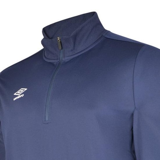 Umbro Heren Club Essential Half Zip Sweatshirt (Donkere marine) - Image 3