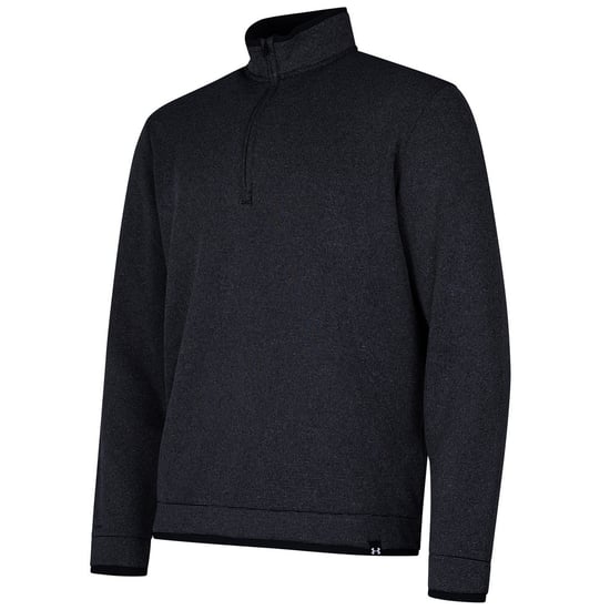 Under Armour Heren Quarter Zip Fleece Top (Zwart) - Image 1