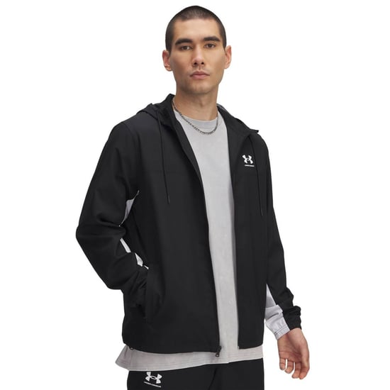 Under Armour Heren Rival Geweven Windjack (Zwart) - Image 3