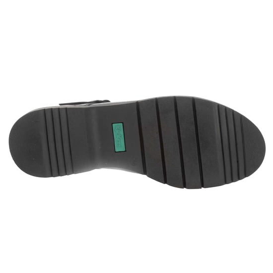 Kickers Dames/Dames Finley Leren T-Bar Schoenen (Zwart) - Image 4