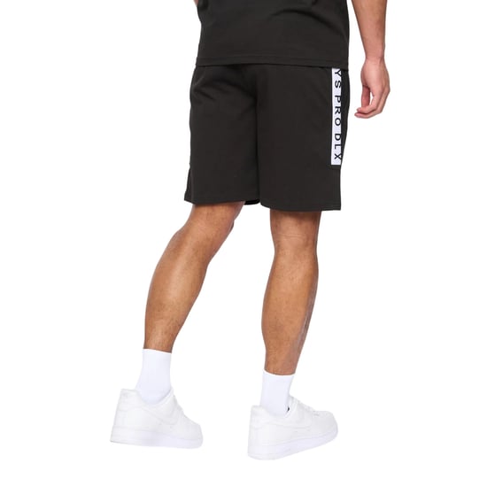 Henleys Heren Henjaque T-shirt en Shorts Set (Zwart) - Image 3