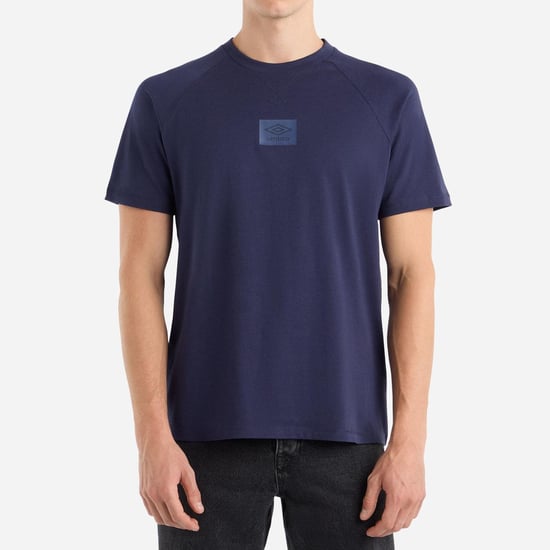 Umbro Heren Gelaagd Box Logo T-Shirt (Peacoat) - Image 1
