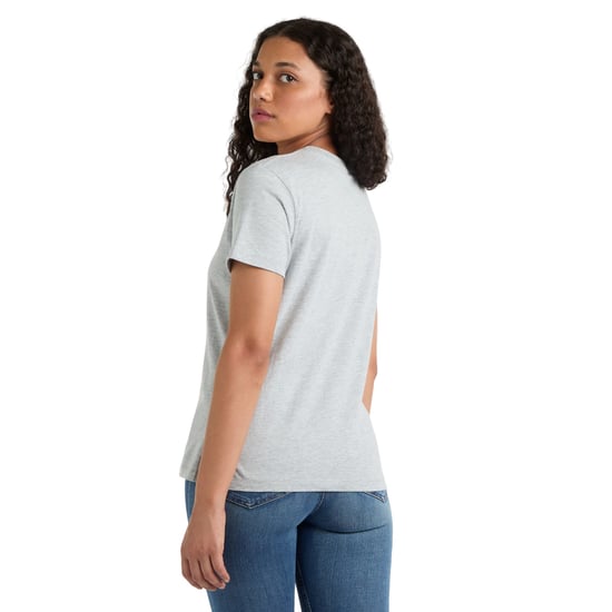 Umbro Dames/Dames Core Klassiek T-Shirt (Grijs gemêleerd/wit) - Image 2
