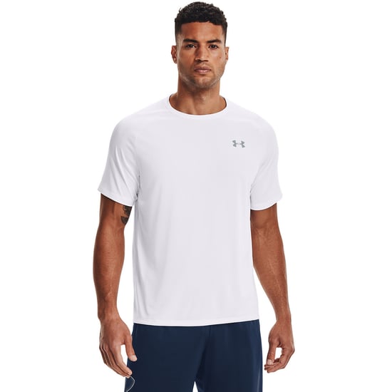 Under Armour Heren-Tech T-Shirt (Wit/Grijs) - Image 3