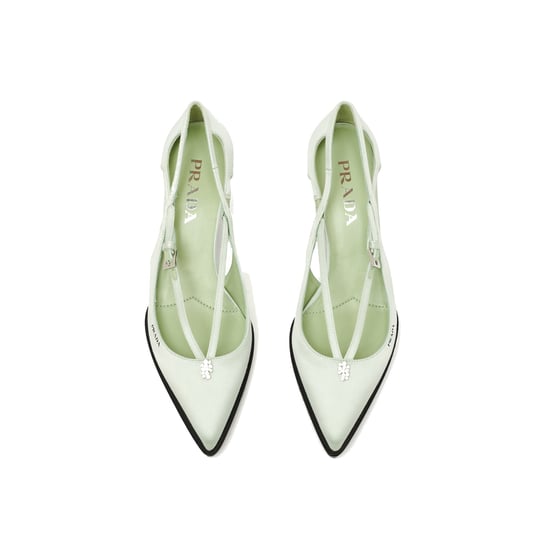Prada Cut-Out Satijnen Pumps - Image 3