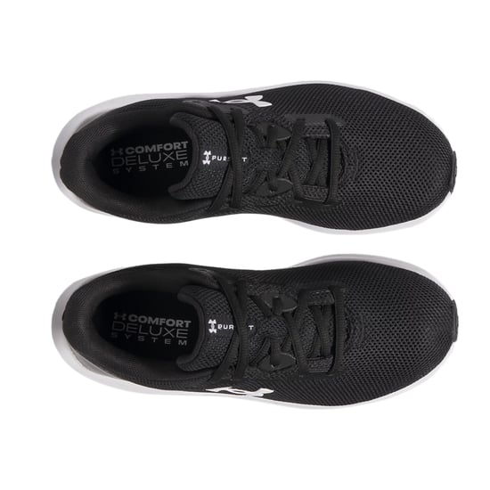 Under Armour Heren Charged Pursuit 4 Sportschoenen (Zwart, Wit) - Image 4