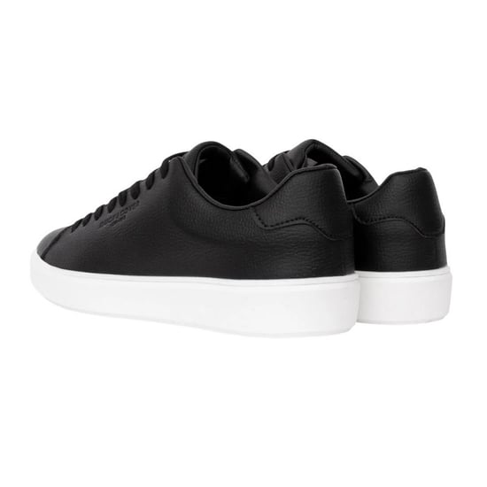 Duck and Cover Heren Kremes PU-trainers met lederlook (Zwart) - Image 2