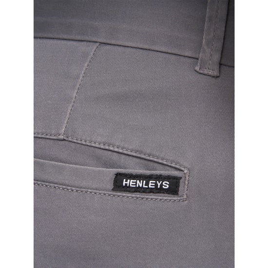 Henleys Heren Editie Chinos (Grijs) - Image 3