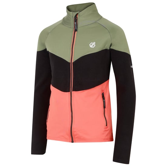 Dare 2B Kinder/Kids Emergent III Core Stretch Midlayer (Olivijn groen/zwart) - Image 3