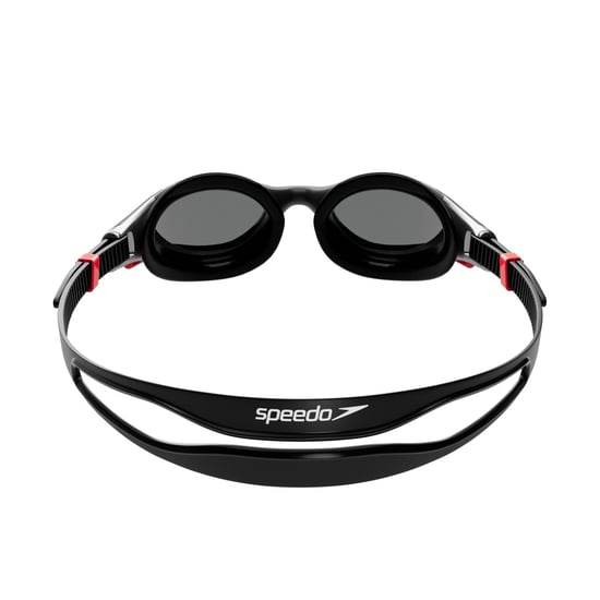 Speedo Uniseks 2.0 Spiegel Biofuse zwembril voor volwassenen (Zwart/Zilver) - Image 2