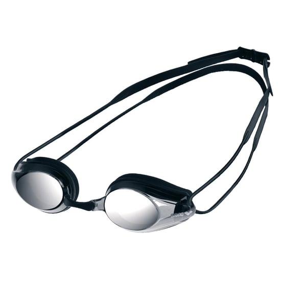Arena Unisex Sporen Spiegel Zwembril Volwassenen (Zwart / Rook) - Image 1