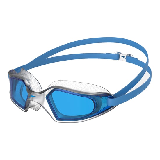 Speedo Unisex zwembril Hydropulse Smoke voor volwassenen (Blauw/zilver) - Image 1