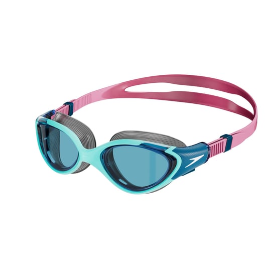 Speedo Dames/Dames Biofuse 2.0 2024 zwembril (Blauw/roze) - Image 1