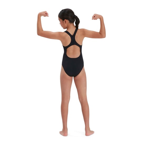Speedo Meisjes Medalist Eco Endurance+ Eendelig Badpak (Zwart) - Image 2