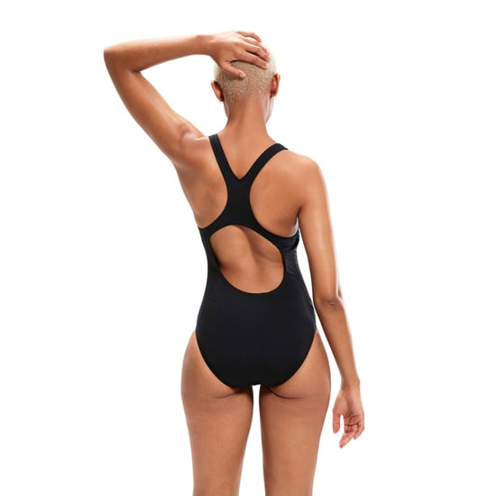 Speedo Dames/Dames Digitaal Plaatsingsmedaille Eén Stuk Zwempak (ZWART/BLAUW) - Image 2