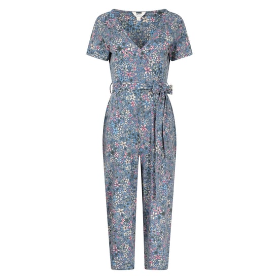 Mountain Warehouse Dames/Dames Santorini Floral Wrap Jumpsuit (Grijs) - Image 1