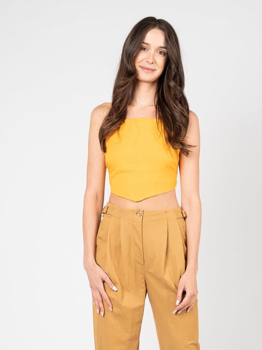 Patrizia Pepe Top Vrouw oranje - Image 3