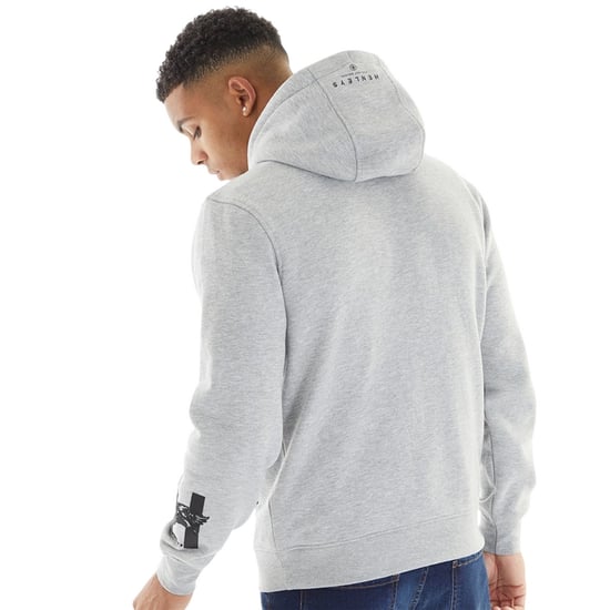 Henleys Heren Henycore Katoenen Hoodie (Grijs Marl) - Image 2