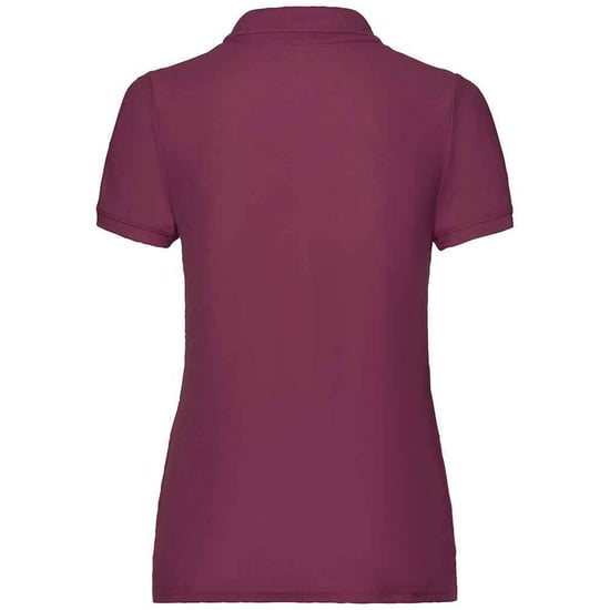 Fruit of the Loom Dames/dames Dame Fit Piqué Polo Shirt (Bourgondië) - Image 2