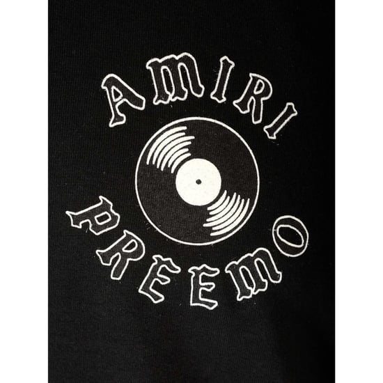 Zwart T-shirt met Amiri Premier Records-logo - Image 3