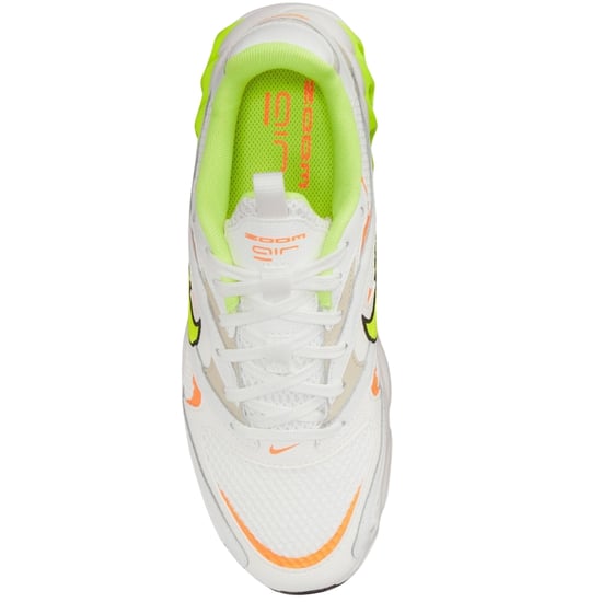 Nike Air Fire gele details witte sneakers - Image 4