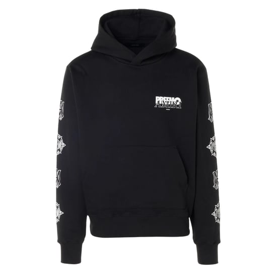 Zwarte hoodie met Amiri Premier-logo - Image 1