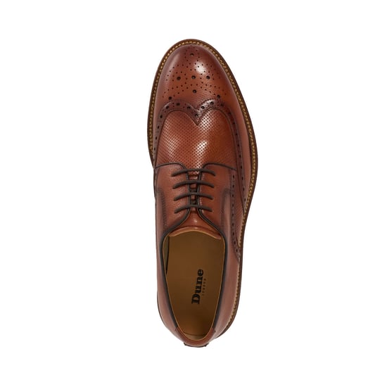 Dune Mannen Benidictus - Nubuck Veterschoenen met Brogue-details - Image 4