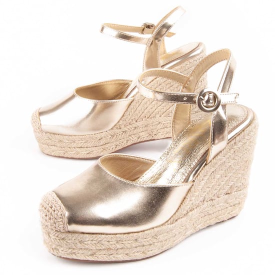 Montevita Espadrilles Met Sleehak Balenci Goud - Image 1