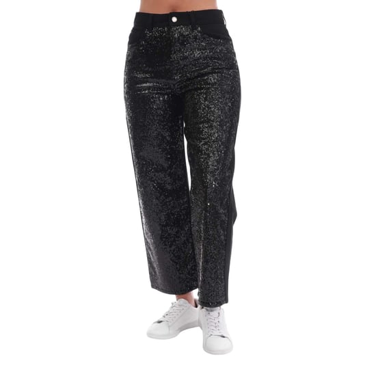 Emporio Armani Dames/Dames J31 Regular Jeans (Zwart) - Image 1