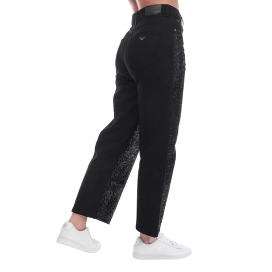 Emporio Armani Dames/Dames J31 Regular Jeans (Zwart) - Image 3