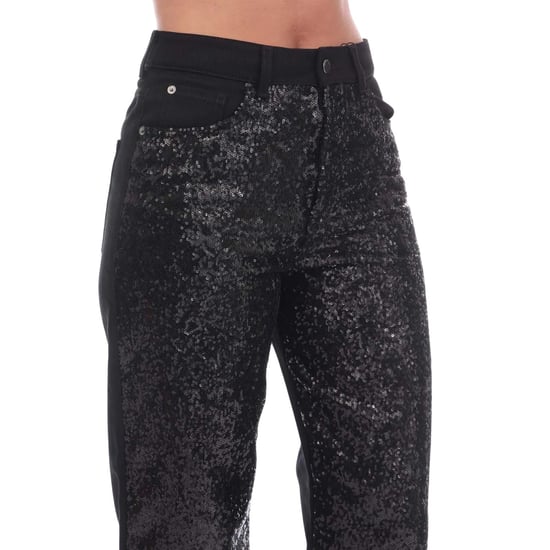 Emporio Armani Dames/Dames J31 Regular Jeans (Zwart) - Image 5