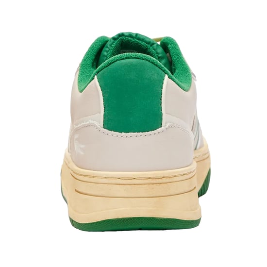 Lacoste L001 Leren Trainers voor Volwassenen (Uit Wit/Groen) - Image 2